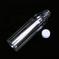 Botol plastik kosmetik hewan peliharaan putih bentuk silinder 10 Ml hingga 1000 Ml