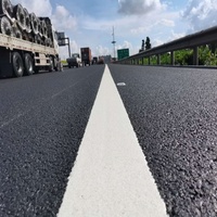 Peinture routière en poudre haute réflectivité blanche et jaune, écologique, pour marquage routier, fabriquée en usine à Guangzhou, conforme à la norme ISO 9001