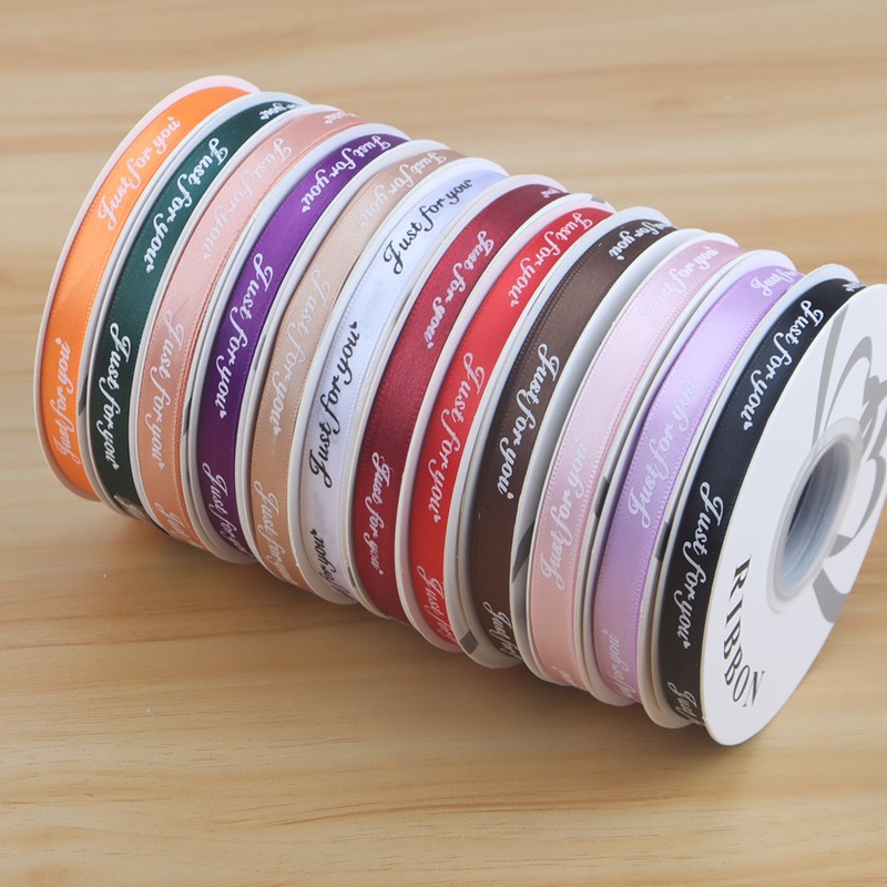 Wholesale Colorful Printed Ribbons With Logo Custom Sizes For Gift Wrapping Baby Shower Decorations