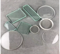 Yuntuo personnalise la Thickness1-20mm de lentilles en verre plat haute transparence pour la personnalisation des boîtiers de caméras de surveillance disponibles