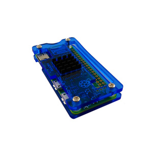 Carcasa acrílica Raspberry <span class=keywords><strong>Pi</strong></span> Zero W personalizada + disipador térmico de aluminio para RPI Zero Box Cover Shell Enclosure Cases también para RPI Zero - Product Image 4