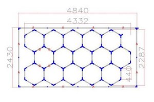 Lumière de travail LED pour <span class=keywords><strong>garage</strong></span> ETOP 15 IP65 AC haute performance à grille hexagonale avec bordure colorée - Product Image 5