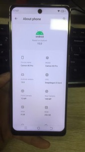 Venda popular Camon 40 Pro Desbloqueado <span class=keywords><strong>Android</strong></span> Smartphone 8 + 256GB Dual SIM Card Telemóveis com LTE CDMA Versão Global - Product Image 6