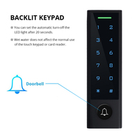 Serrure de porte intelligente haute sécurité, lecteur de clavier tactile RFID, contrôle d'accès par empreinte digitale Bluetooth TT Lock avec fonction de pointage