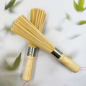 Cepillo para ollas de bambú, cepillo de bambú natural de mango largo, cepillo de cocina ecológico de filamentos de bambú natural, estropajo para ollas, cocina - Product Image 5