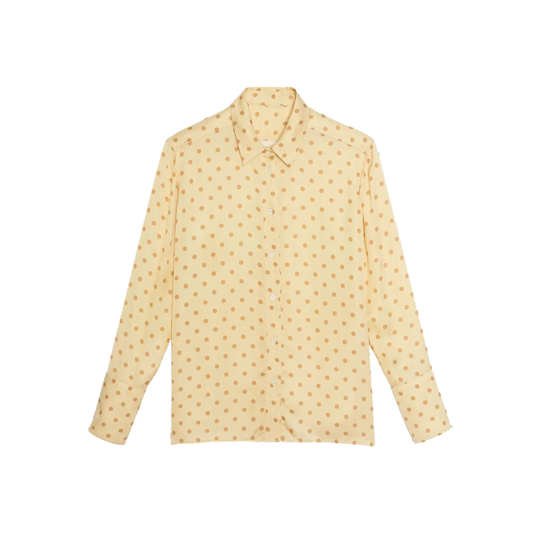 Moda mujer ropa fabricantes proveedor personalizado manga larga punto camisas casuales blusa mujer elegante Tops Blusa de gasa