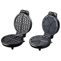Assiettes antiadhésives détachables personnalisées de 6.3 pouces Gaufrier Pop Machine à faire des beignets Fer à repasser Gaufrier électrique professionnel 3 en 1