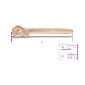 BETA - 009260880 Sparkproof 3/4 ''cliquet à entraînement par poussée cliquets, douilles et douilles à chocs anti-étincelles - Product Image 1