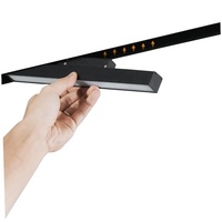 Rail magnétique ultra-fin de 20 mm pour éclairage sur rail, style moderne et minimaliste, pour boutique et studio, 20W 30W 40W, zoomable, dimmable, COB LED en aluminium
