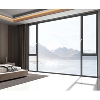 Nueva construcción motorizada 30X54 Ventanas abatibles de triple acristalamiento insonorizadas Crimsafe con persianas opacas integradas