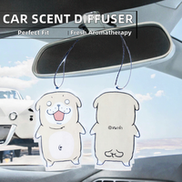 Diffuseur de parfum pour voiture personnalisé, désodorisant suspendu aux huiles essentielles, parfum en papier à évaporation naturelle, aromathérapie moderne et populaire