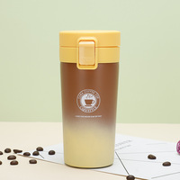 Mug à café isotherme en acier inoxydable 304, tasse de voyage portable pour voiture avec couvercle, gobelet thermique classique en gros