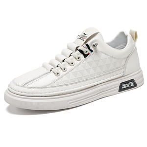 Nuove Scarpe Casual da Uomo 2026 Traspiranti e Resistenti all'Usura, in PU Artificiale, con Fodera in Cotone Bianco, Sneakers Basse alla Moda per Giovani - Product Image 5