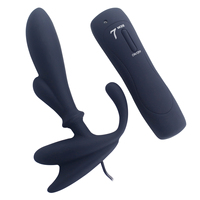 Masseur de prostate à 7 modes, silicone ABS, vibrateur pour le bien-être masculin, étanche, alimenté par piles, stimulateur anal