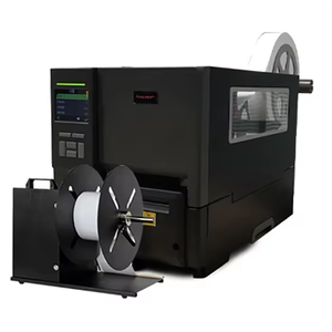 Công nghiệp máy in nhãn HD 600dpi hai mặt có thể giặt Nhãn quần áo tag mã vạch cắt băng máy in máy - Product Image 2