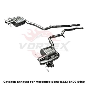Vortex International-Trader Preferred Stainless Tubing For Mercedes-Benz W223 S400 S450 2020-2025 - Product Image 3