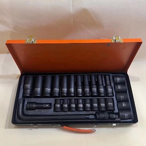 Kunci soket Ratchet profesional, Set soket alat mekanik 32 buah <span class=keywords><strong>1</strong></span>/<span class=keywords><strong>2</strong></span>" - Product Image 2