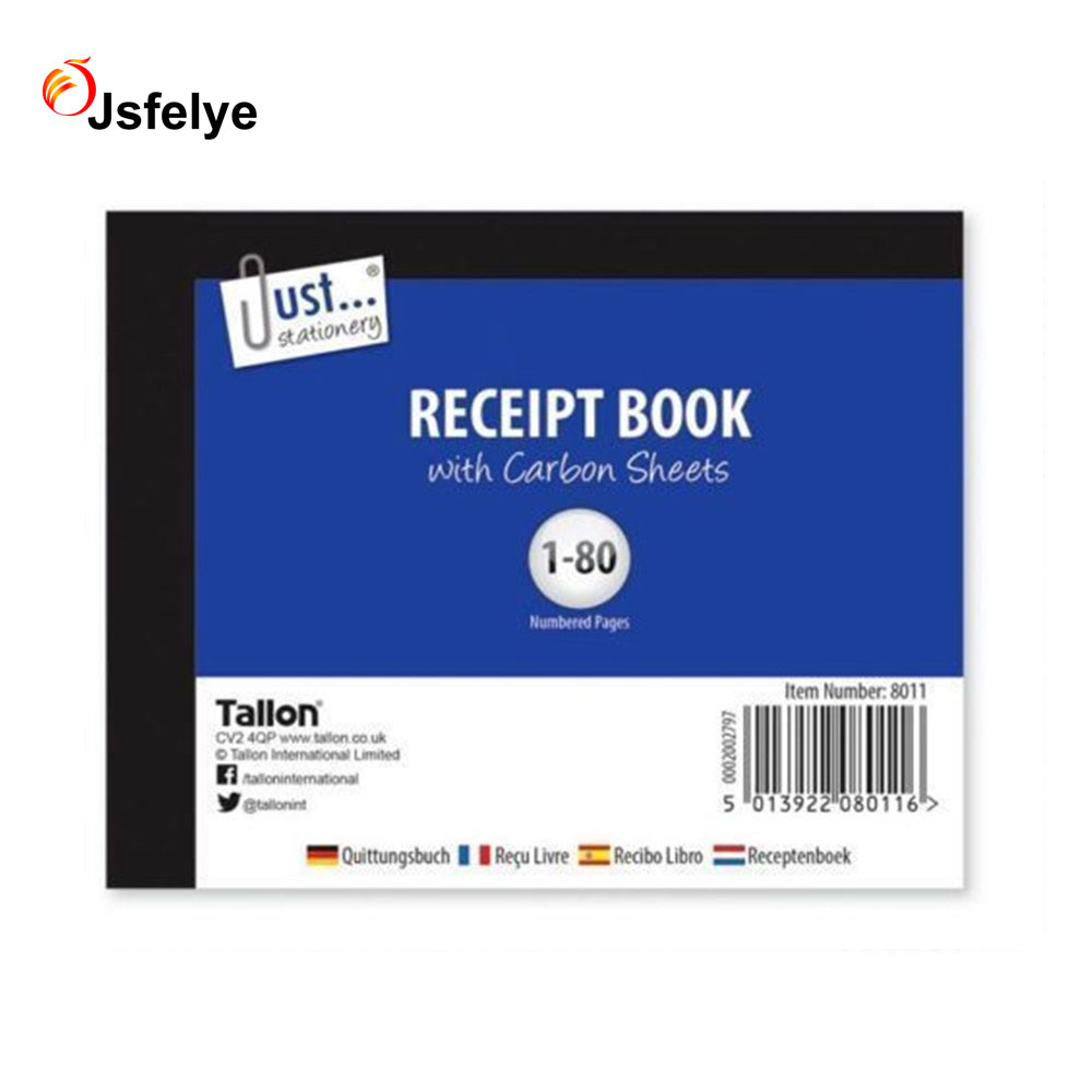 Копировальные полуразмерные чековые книжные страницы с нумером 1 - 80 страниц