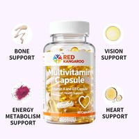 OEM, gélules liquides multivitaminées pour hommes, soutien du cerveau immunitaire, santé cardiaque, vitamine B12, supplément vegan en capsules molles