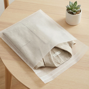 100% Recyclable Glassine Envelopes Biodegradable Self-Seal Semi-Transparent Art Paper Bags For Clothing Paper Glassine Bag - Product Image 6
