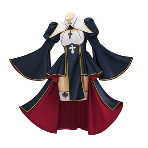 Nuevo disfraz de Cosplay de Halloween conjunto de vestido de mujer personaje de <span class=keywords><strong>Anime</strong></span> Cosplay traje de monja y traje de batalla - Product Image 2