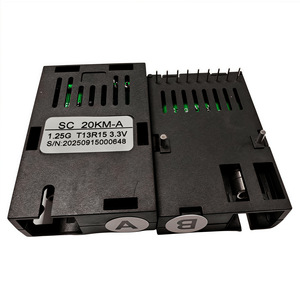 20KM-A SC 1.25G โมดูลใยแก้วนำแสงโหมดเดียวพร้อมพอร์ต SC ตัวรับส่งสัญญาณใยแก้วนำแสง120กม. 1x9เกรดอุตสาหกรรม - Product Image 3
