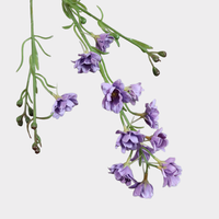 Nieuw design, hoogwaardige kunstmatige delphinium bloemen met real touch, latex violet, voor thuisdecoratie & bruidsarrangementen
