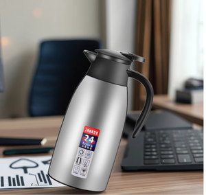 Verseuse à Café de Bienvenue Moderne en Acier Inoxydable 304, Grande Capacité 2L, Bouteille Isotherme Sous Vide, Coffret Cadeau - Product Image 5