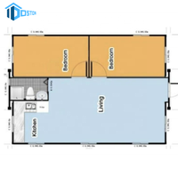 Vente chaude Chinois 20ft 40ft Préfabriqué Conteneur Extensible Maison Supermarché Immeuble De Bureaux École Salon Cuisine Chambre