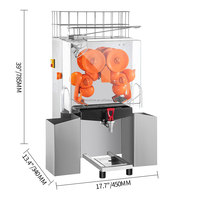Beste Kwaliteit Industriële Sinaasappelpers Machine Automatische Sinaasappelpers Fruitblender Juicer Machine