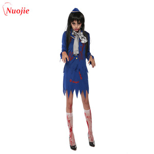 Fête d'halloween sexy <span class=keywords><strong>sanglante</strong></span> <span class=keywords><strong>infirmière</strong></span> zombie <span class=keywords><strong>costume</strong></span> de cosplay pour les femmes filles fantaisie robe/ - Product Image 2