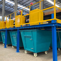 Table de tri des déchets à aménagement vertical Hongzhi, puissance 160 kW, structure à double couche, convoyeur à bande, station de tri manuelle