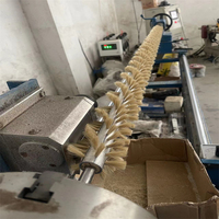 Rouleau brosse spiralé rotatif industriel pour machine à carder et nettoyage de la poussière sur bande transporteuse