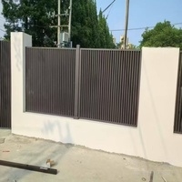 Valla de Aluminio Plana, Segura y Fácil de Montar, Valla de Privacidad para Villas, Comunidades y Casas
