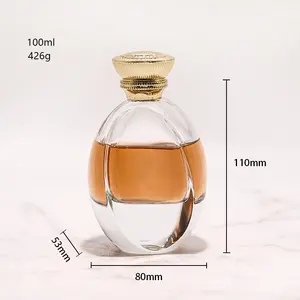 Doldurulabilir amber avrupa damlalık cam parfüm sprey şişesi