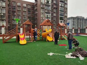 Nouveau <span class=keywords><strong>bac</strong></span> <span class=keywords><strong>à</strong></span> <span class=keywords><strong>sable</strong></span> multifonctionnel assemblé en bois pour enfants mur d'eau en bois petite aire de jeux extérieure avec pots de fleurs - Product Image 4