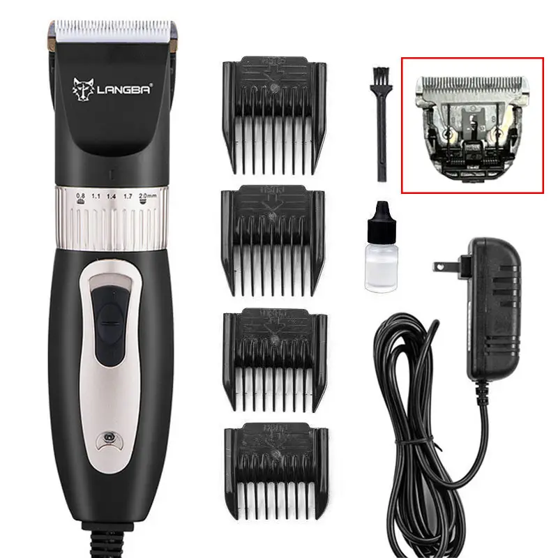 12V Motor Besar Kualitas Tinggi Dijalin Dgn Tali Pet Grooming Rambut Menghilangkan Pisau Dapat Dilepas Domba Wol Mesin Pemotong Gunting Kit Produk