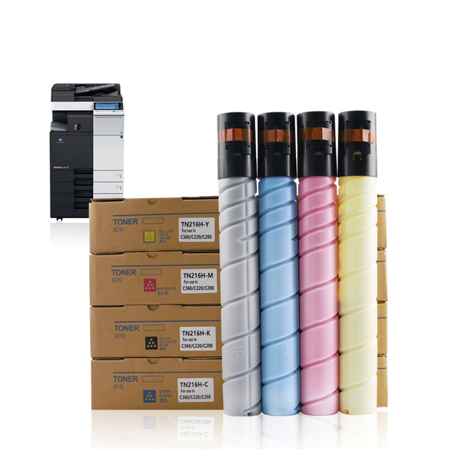 TN216 TN228 TN324 TN512 Compatible Toner Cartridges for Konica Minolta Bizhub C224 284 364 7828 Printers; Minoltas Spare Parts