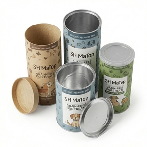 Boîte en papier composite hermétique pour aliments pour animaux de compagnie, emballage pour friandises pour chiens - Product Image 3