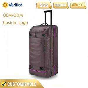 Bolsa de Viaje Reforzada con Ruedas y Cierre de Cremallera, Resistente, Personalizada, Impermeable, de 56-75L - Product Image 1