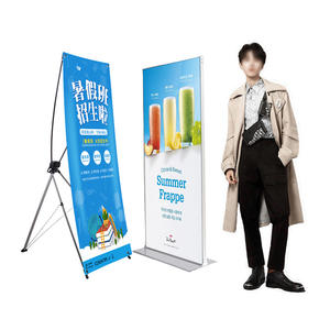 Support d'affichage personnalisé à prix d'usine, pour l'intérieur et l'extérieur, avec un design personnalisé, un support de bannière déroulante avec une affiche d'informations commerciales - Product Image 5