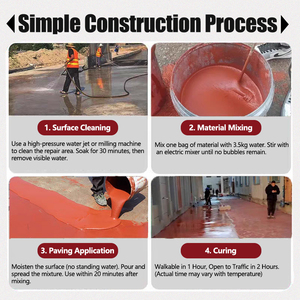 Mortero de Reparación de Cemento de Alta Resistencia de 65MPa, Entrega Rápida, Compuesto de Reparación <span class=keywords><strong>Autonivelante</strong></span> <span class=keywords><strong>para</strong></span> <span class=keywords><strong>Concreto</strong></span> Roto - Product Image 5
