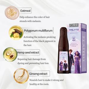 Produttore all'ingrosso di tinture per <span class=keywords><strong>capelli</strong></span> semipermanenti a marchio privato OEM/ODM, shampoo colorante per <span class=keywords><strong>capelli</strong></span> castano alle erbe. - Product Image 2