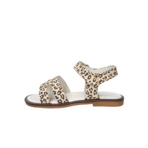 Balducci Girls' Leopard Print Sandal 31 <b>Flat</b> Heel 1.5 Cm Animal Print Slip On Summer Footwear - Product Image 1