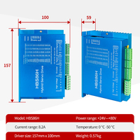 Moteur pas à pas hybride à boucle fermée Kaihong 86x86x80mm 2 phases 4.5N.M Nema 34 avec encodeur 1000PPR 48V DC 6A certifié CE pour kit CNC