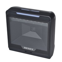 HENEX 2D USB Cable Desktop Barcode Scanner dengan Sensor CMOS Jutaan Piksel Bekerja dengan Android/iOS Tersedia di Stok