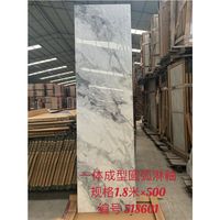 Carreaux de sol en porcelaine pour escaliers de 1800 mm de long, 18 mètres de marches, résistants à l'usure, à bords arrondis, motif marbre émaillé, carreaux classiques chinois