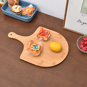 Plateau à pizza en bambou, couleur unie, en bois, pour servir dans les restaurants occidentaux, pour la présentation du pain et des sushis - Product Image 2