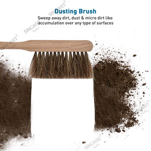 Brosse à main en poils de cheval, vente en gros d'usine, brosses de nettoyage, poils doux, brosse à poussière pour l'art - Product Image 4