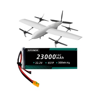 แบตเตอรี่โดรน12วินาที22.2V 44.4V 16000/23000/26000/35000mAh 5C/10C ก้อนแบตเตอรี่แบบแข็งสำหรับ6s23Ah-6S35A โดรน UAV - Product Image 1